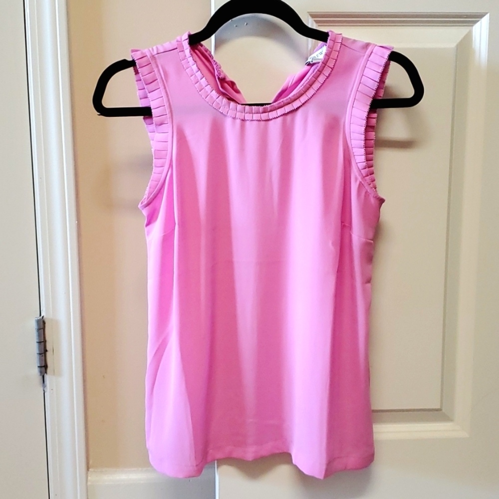 Purple J Crew blouse, size 00, $15